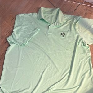 Fairway & Greene Green Polo Shirt Classic Design Lightweight Fabric